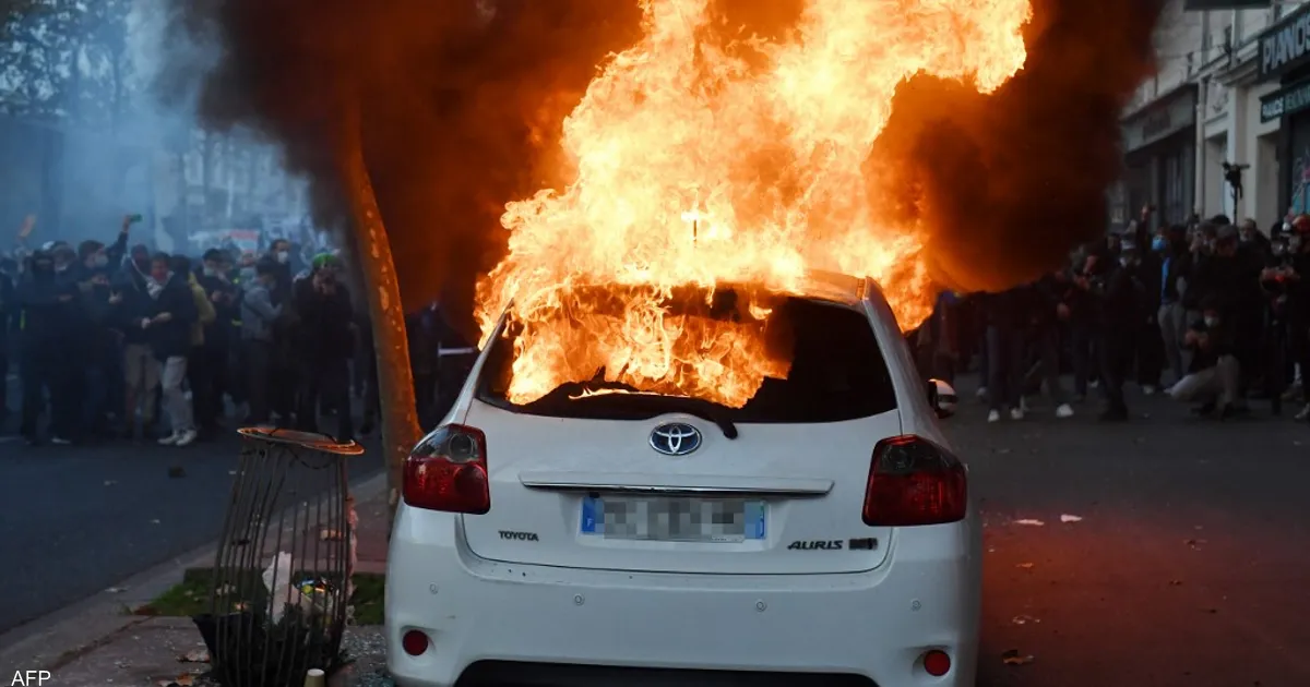 السيارة المحترقة في المنام