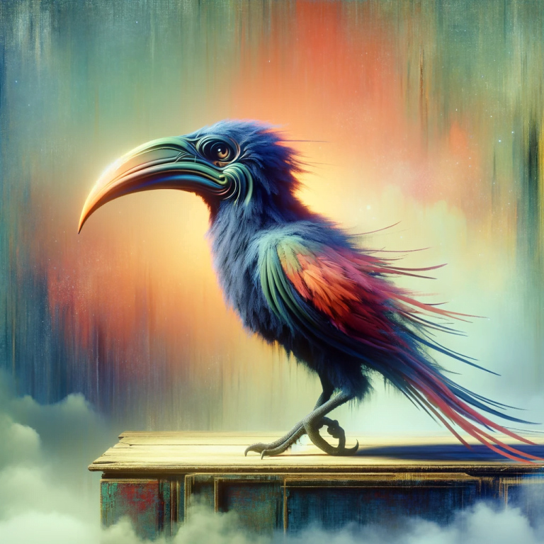 الحلم بطائر غريب