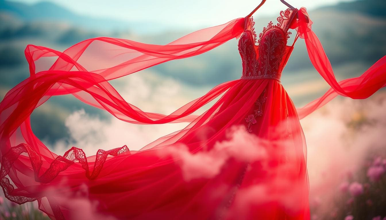 الفستان الأحمر في المنام